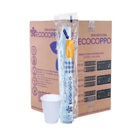 Copo Descartável - 200ml - Branco - c/ 25 pacotes de 100 un