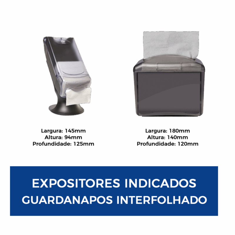 Guardanapo Interfolhado Folha Dupla c/ 18 pacotes de 300 folhas - Fast Food - Tamanho folha: 14,5 x 21 cm - Image 2