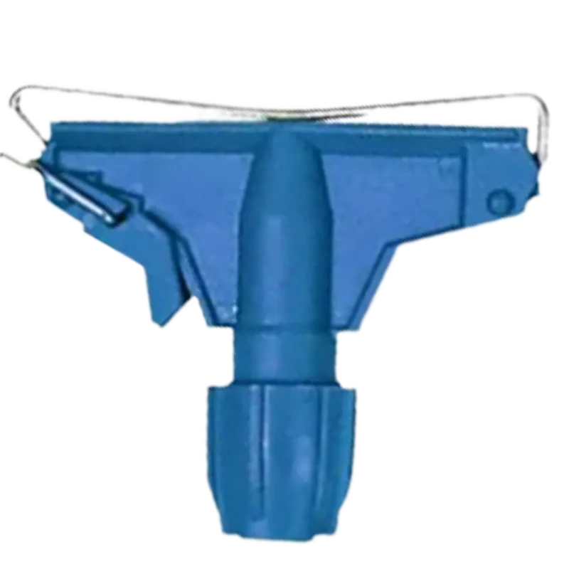 GE201Z - Conjunto haste euro garra de metal sem cabo azul - Bralimpia