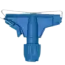 GE201Z - Conjunto haste euro garra de metal sem cabo azul - Bralimpia