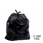 Saco para lixo preto 150L 0.10m com 100 Un