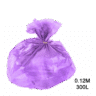 Saco para lixo lilas 300L 0.12m com 100 unidades