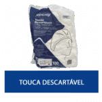 Touca Descartável TNT - pacote com 100 unidades  - tamanho único - Prevemax - Image 2