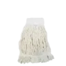 Refil para mop úmido ponta com cinta 320g branco - Bralimpia