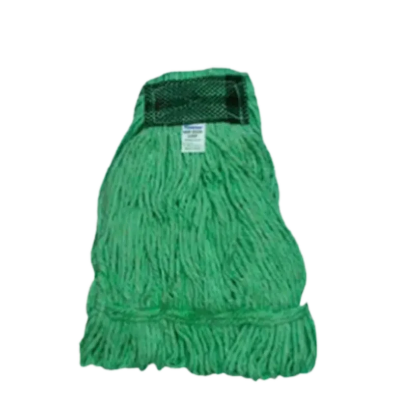 Refil para mop úmido ponta com cinta 320g verde - Bralimpia