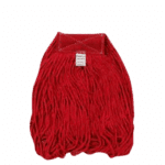 Refil para mop úmido ponta loop com cinta 320g vermelho - Bralimpia