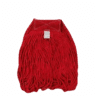 Refil para mop úmido ponta loop com cinta 320g vermelho - Bralimpia