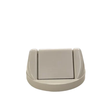 Tampa basculante 24cm bege - Bralimpia