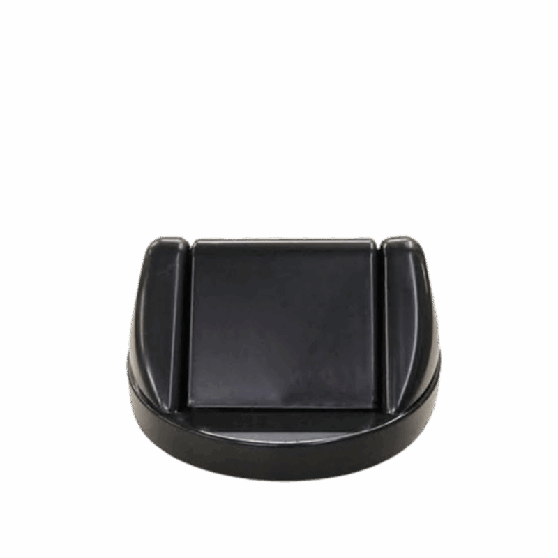 Tampa basculante 24cm preta - Bralimpia