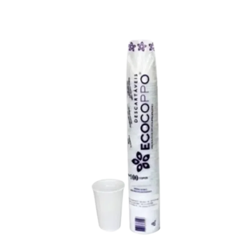 Copo Ecocoppo 180ml Branco - C/ 100 Unidades