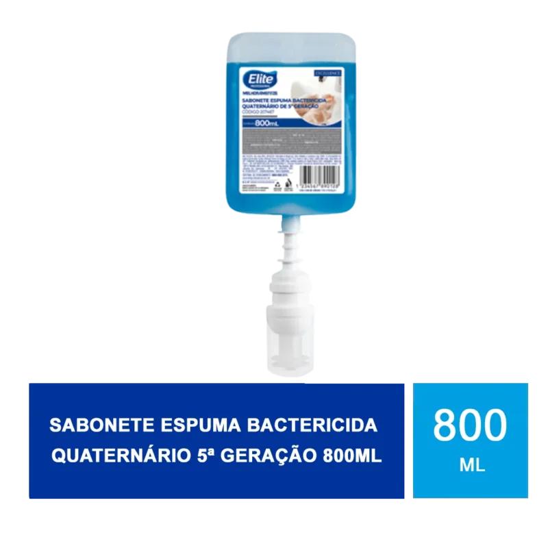 Sabonete espuma bactericida quaternário 5ª geração 800ml - Image 2