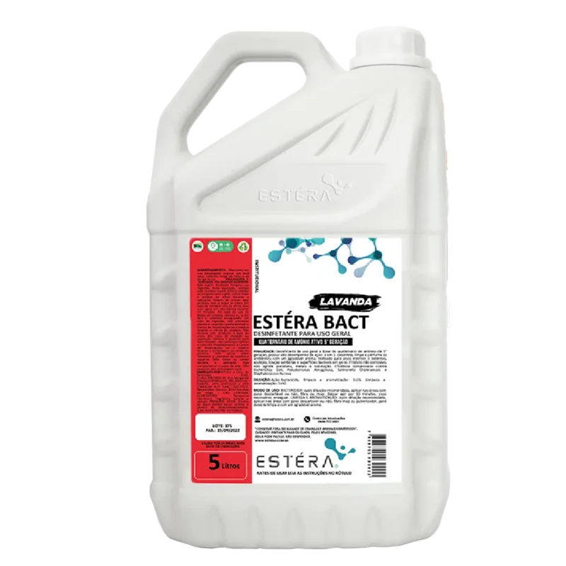 ESTERA BACT - Desinfetante Concentrado LAVANDA 5L - Até 1:25
