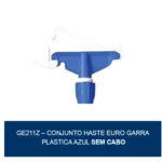 GE211Z - Conjunto haste euro garra plastica azul sem cabo - Bralimpia - Image 2