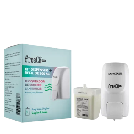 Kit Bloqueador De Odores Sanitários FREECO (aparelho + refil)