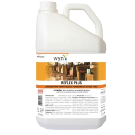 REFLEX PLUS 5L - Limpador para manutenção de pisos porcelanatos e pisos frios - Até 1:30